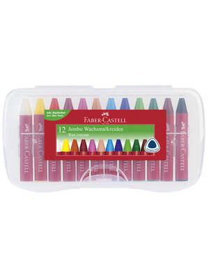 Waskrijt Jumbo - etui 12 stuks