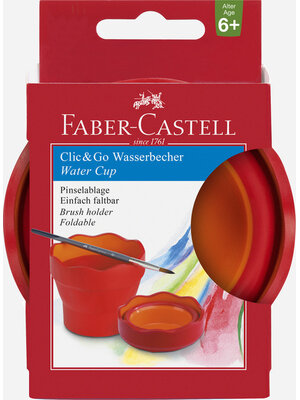 Watercup Clic & Go - roze / oranje