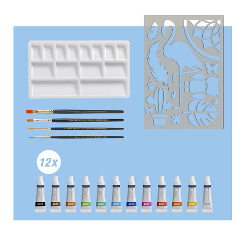 Waterverfset 18-delig