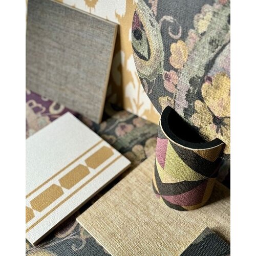 Noordwand Arche Behang met linnenlook - 39043