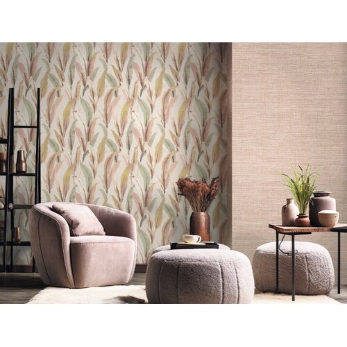 Noordwand Arche Behang met linnenlook - 39044