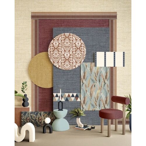 Noordwand Arche Behangrand met grafische print - B39088