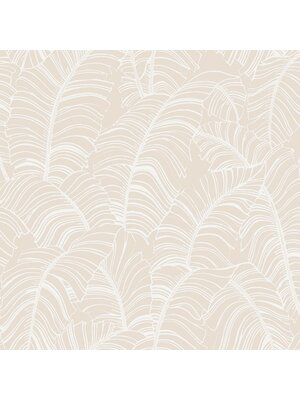 Noordwand Bazaar Behang met bladmotief - G78300