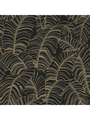 Noordwand Bazaar Behang met bladmotief - G78301