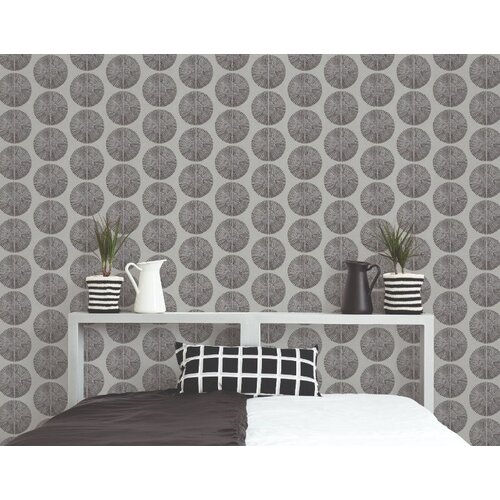 Noordwand Bazaar Behang met cirkelmotief - G78330