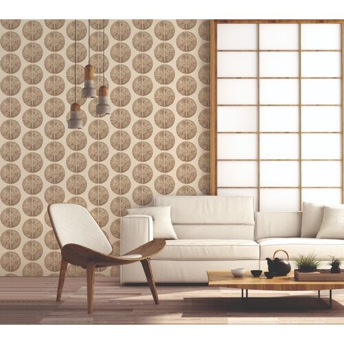 Noordwand Bazaar Behang met cirkelmotief - G78332