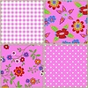Noordwand Bluuming Affairs Behang patchwork vierkantjes - 44602