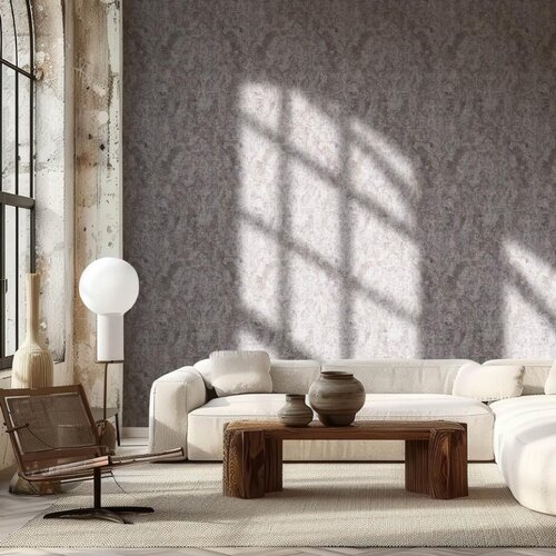 Noordwand Cerra Behang met glanzende structuur ornamenten - 81426