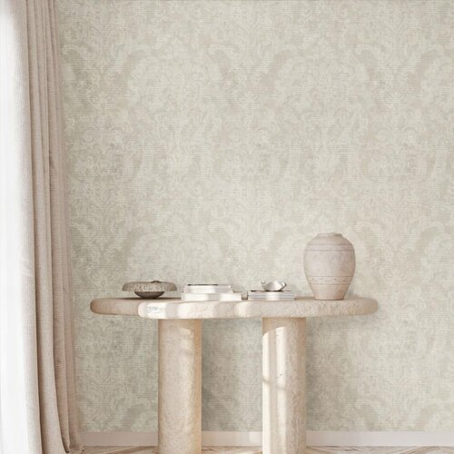 Noordwand Cerra Behang met glanzende structuur ornamenten - 81428