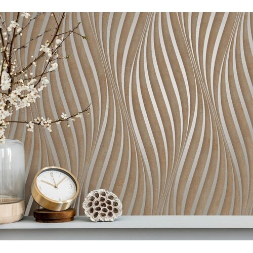 Noordwand City Glow; The New Design Book Behang met golvende lijnen - 34262