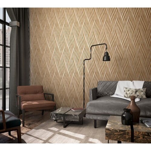 Noordwand City Glow; The New Design Book Behang met golvende lijnen - 34262