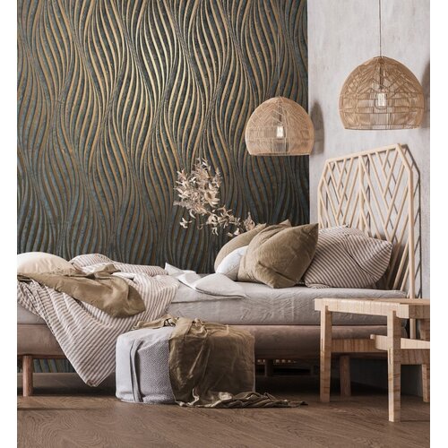 Noordwand City Glow; The New Design Book Behang met golvende lijnen - 34263