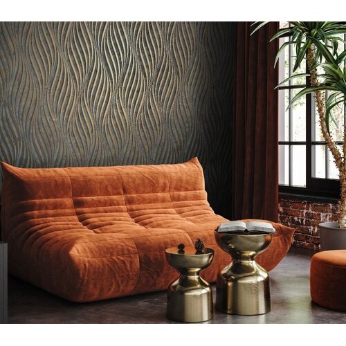 Noordwand City Glow; The New Design Book Behang met golvende lijnen - 34263