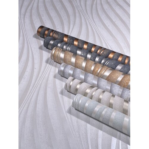 Noordwand City Glow; The New Design Book Behang met golvende lijnen - 34263