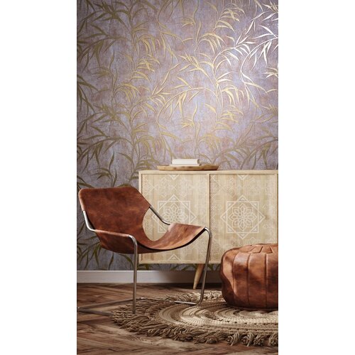 Noordwand City Glow; The New Design Book Behang met metallic bladeren - 34288