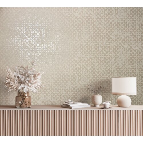 Noordwand City Romance Behang met betonnen cirkels patroon - 35117