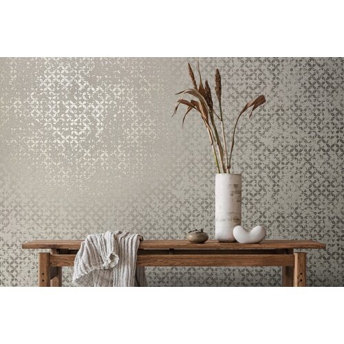 Noordwand City Romance Behang met betonnen cirkels patroon - 35118