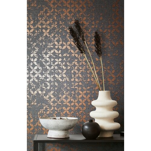 Noordwand City Romance Behang met betonnen cirkels patroon - 35119