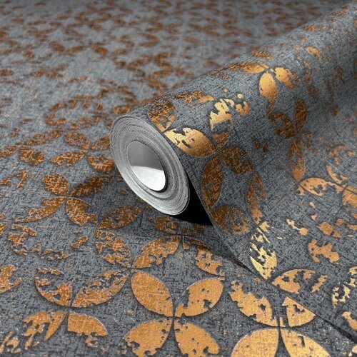 Noordwand City Romance Behang met betonnen cirkels patroon - 35119