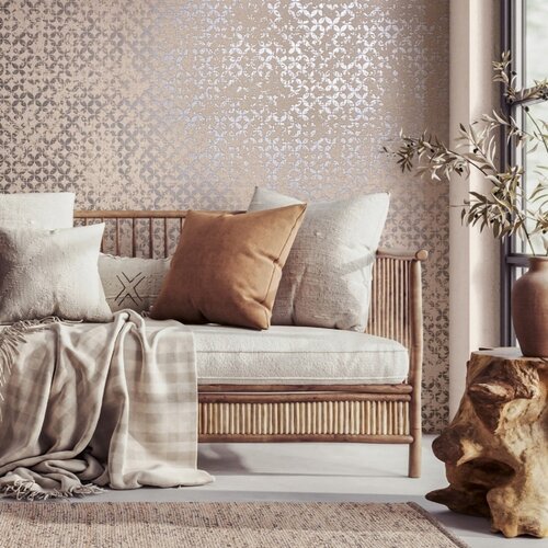 Noordwand City Romance Behang met betonnen cirkels patroon - 35122