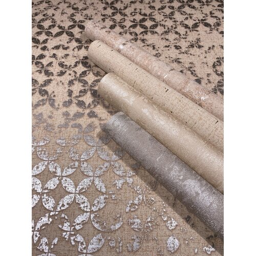 Noordwand City Romance Behang met betonnen cirkels patroon - 35122