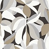Noordwand Energie Behang met abstracte bladerenprint - 30101