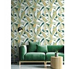 Noordwand Energie Behang met abstracte bladerenprint - 30107