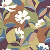 Noordwand Energie Behang met abstracte bloemenprint - 30114