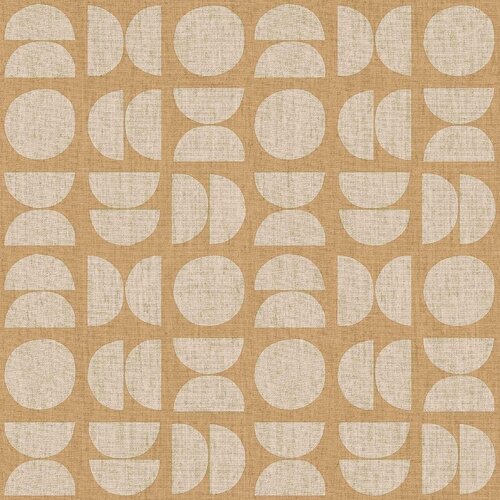 Noordwand Energie Behang retro met halve en hele cirkels - 30153