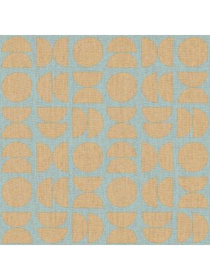 Noordwand Energie Behang retro met halve en hele cirkels - 30156