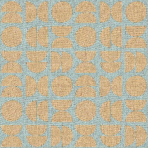 Noordwand Energie Behang retro met halve en hele cirkels - 30156