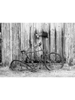 Noordwand Farmlife Fotobehang oude fiets zwart-wit - 3750016