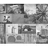 Noordwand Farmlife Fotobehang zwart-wit boerderijfoto's - 3750002