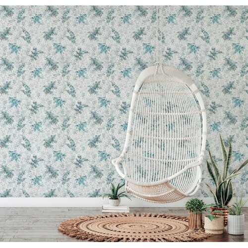 Noordwand Flora Behang met aquarel bloemenprint - 47451