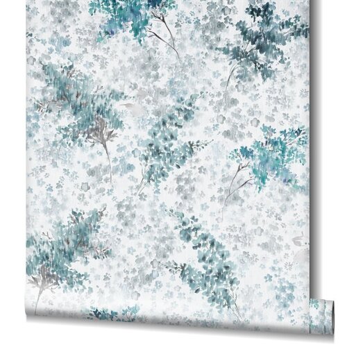 Noordwand Flora Behang met aquarel bloemenprint - 47451