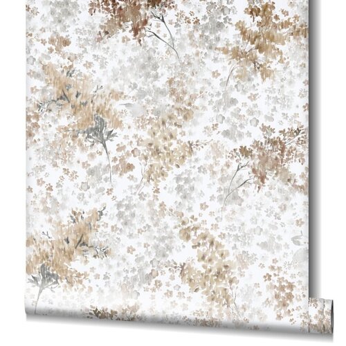 Noordwand Flora Behang met aquarel bloemenprint - 47453