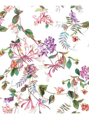 Noordwand Flora Behang met bloemenprint - 47456