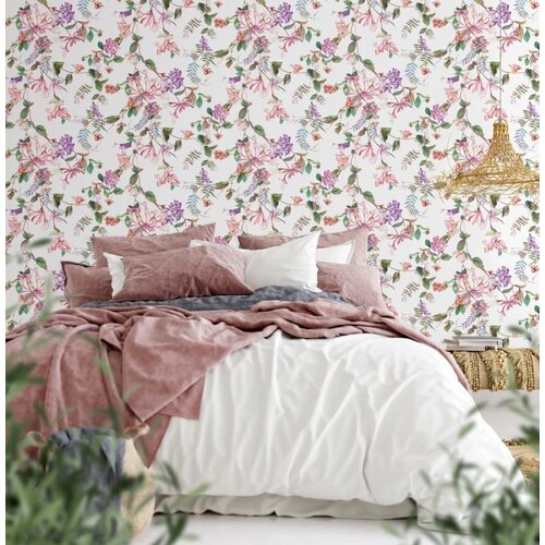 Noordwand Flora Behang met bloemenprint - 47456