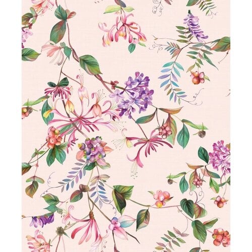 Noordwand Flora Behang met bloemenprint - 47457