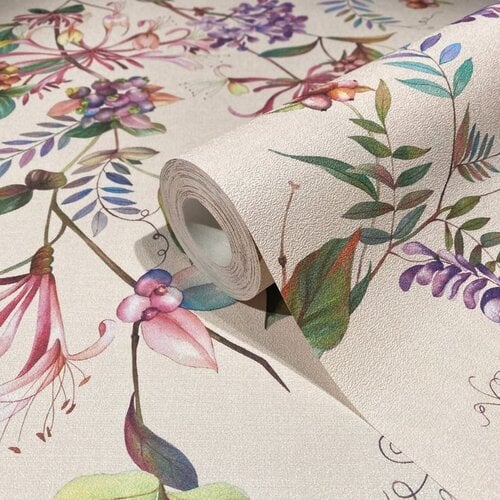 Noordwand Flora Behang met bloemenprint - 47457