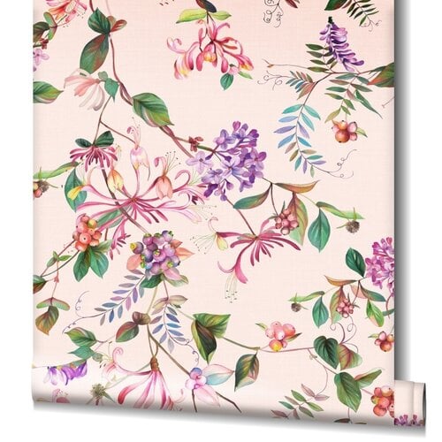 Noordwand Flora Behang met bloemenprint - 47457