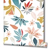 Noordwand Flora Behang met grafische bloemen - 47467