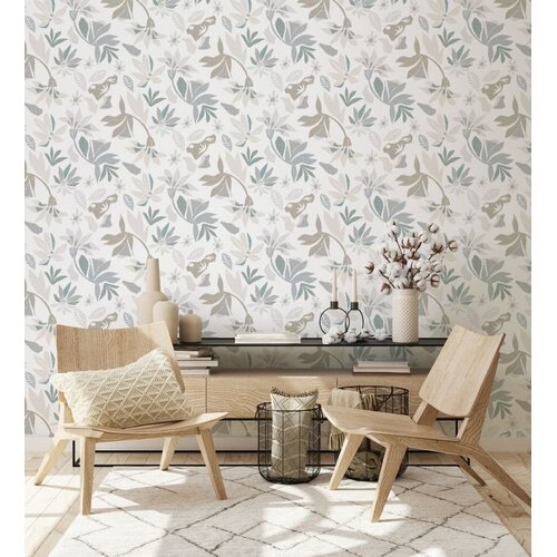 Noordwand Flora Behang met grafische bloemen - 47468 Noordwand Flora Behang met grafische bloemen - 47468