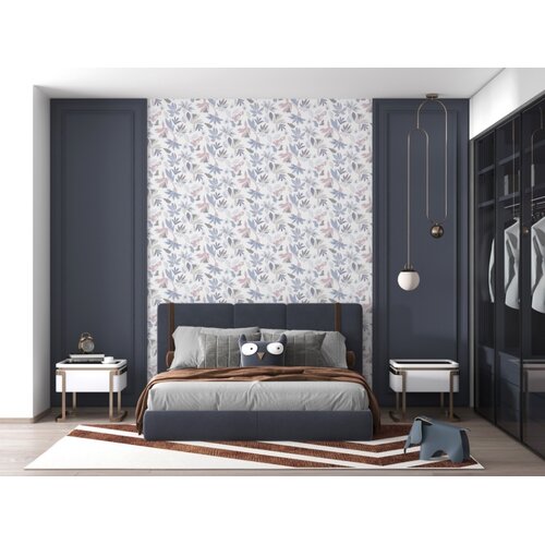 Noordwand Flora Behang met grafische bloemen - 47470