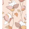 Noordwand Flora Behang met grote bloemen - 47471