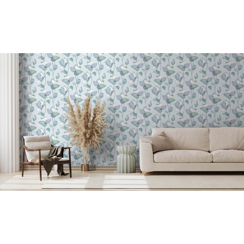 Noordwand Flora Behang met grote bloemen - 47473