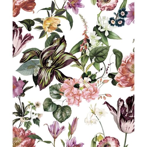 Noordwand Flora Behang met grote bloemenprint - 47458