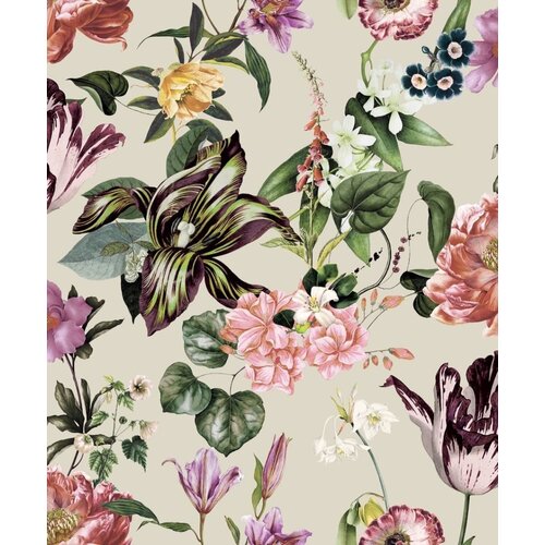 Noordwand Flora Behang met grote bloemenprint - 47461