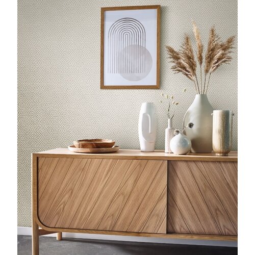 Noordwand Flora Behang met grove brei print - 47488