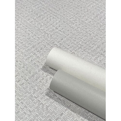 Noordwand Flora Behang met rotan vlechtwerk - 47480